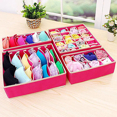 4-in-1 Undergarments Organizer for Efficient Storage