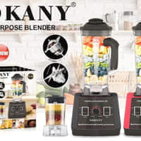 2-in-1 5000 Watts Sokany Commercial Blender - High Power