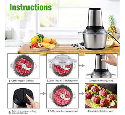 2L Multifunctional Electric Food Chopper – Cooking Machine