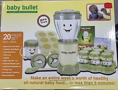 200W Baby Bullet Food Making System – Green Color