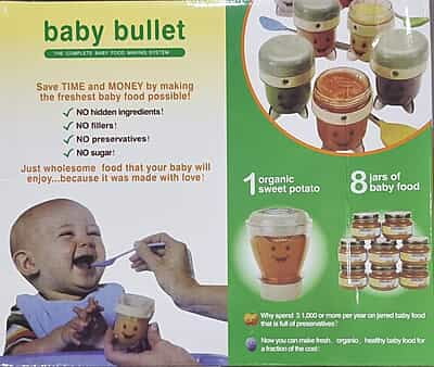 200W Baby Bullet Food Making System – Green Color