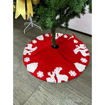 Christmas tree skirt available in size 90 by 90cms