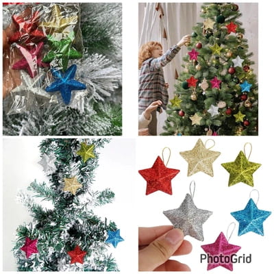 Christmas Mixed stars 6pcs set